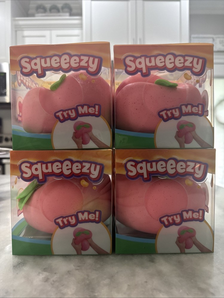 Squeeezy Peach 🍑🔥 Sunny Days Toymendous Viral Squishy Squeeze Toy