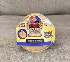 RMS Crazy Fun Squishy Bun Gold Glitter Edition – Viral Mystery Dumpling – NEW