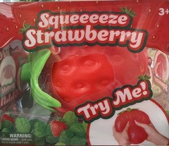 Sunny Days Jumbo Squeezy Strawberry Squishy Toy Stress Relief Viral TikTok