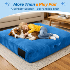 Kids Sensory Crash Pad – Soft Foam Mat with Washable Cover for Indoor Play