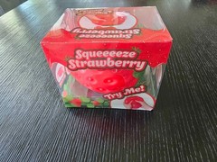 Sunny Days Large Squeeze Strawberry Squishy Sensory Fidget Stress – NEW 🍓
