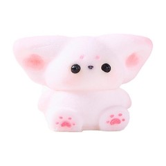 Cute Animals Taba Squishy Toys for Kids & Adults – Kawaii Small, White Fox