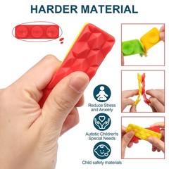 8 Pack Textured Sensory Suction Fidget Toys for Kids Adults Small, Multicolor