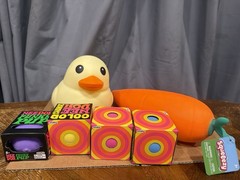 Lot Of 6-2 Sunny Day Duck&Carrot & 3 NeeDoh Color Change & 1 Funky Pup! 🔥