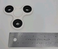 White Fidget Spinner Kids Teen Adults Toys ADHD Autism Addictive Fidget Spinners