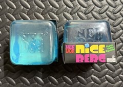 NeeDoh Nice Berg Blue XL Giant Nee Doh Niceberg Solid Squish Lot Of 2