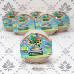 RMS Crazy Fun Squishy Bun Green Apple Scent Mystery Dumpling Sensory Toy Set NEW
