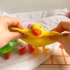 Crazy Fun Squishy Duck Yellow Stretchy Squishy