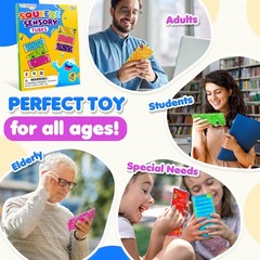 Squishy Sensory Fidget Autism Toys for Kids: Small, Colorful