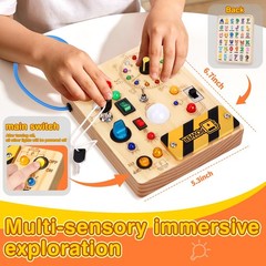 Grarain Busy Board for Toddlers – Montessori v2, V2
