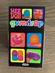 Nee Doh Gumdrop Purple Super Solid Squish Fidget Toy Brand New NeeDoh