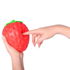 Sunny Days Large Squeeze Strawberry Squishy Sensory Fidget Stress – NEW 🍓