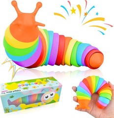 Cevioce Fidget Slug Toy, Sensory Toy for Kids & Adults, 1 PC…