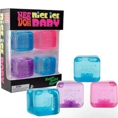 4PCS Soft Squishy Sensory Cube Stress Relief Fidget Toy Squeeze Cubes for Kids &