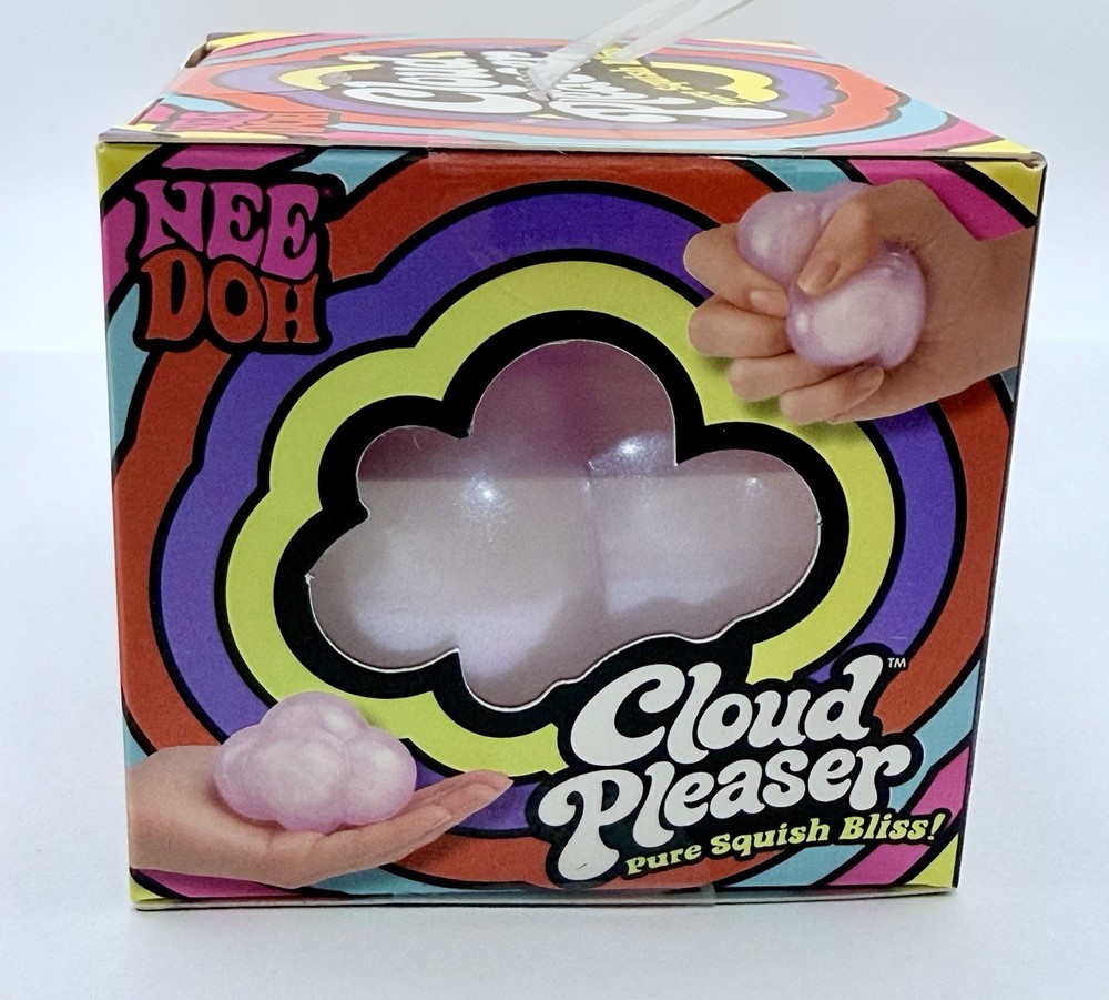 Rare Schylling NeeDoh Cloud Pleaser Soft Doh Squish Tactile Squeeze Toy Purple