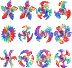 Paquete de 12 Fidget Spinners coloridos, Spinner manual de alta velocidad bolsas