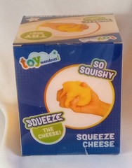 Toymendous Squeeze Cheese, Squishy Stress Toy, NEW