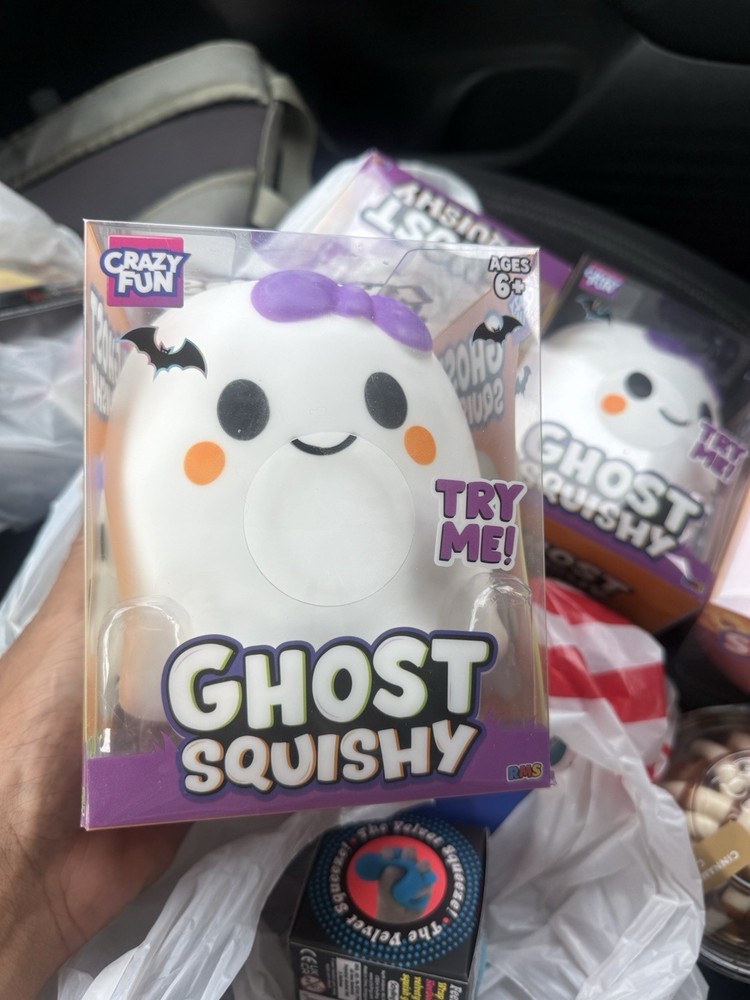 RMS CrazyFun SmushMart GHOST Girl Squishy RARE NEW. Same day ship