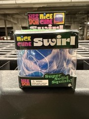 Nee Doh Nice Cube Swirl – Super Solid Squish (Blue) – Brand New/Factory Sealed!