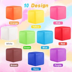 Stress Balls Fidget Toys for Kids: 24 Pack 1.6 inches/4 cm, Multiple Colors