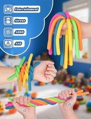 10 Pack Sensory Toys for Kids – Upgraded 0.55 inches, Multi-colored