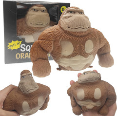 Monkey Toy Figure for Kids and Adults, Decompress and Stretch Stress Gorilla, St