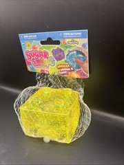 Sugar Swaps Building Blocks Yellow Glitter Squishy Sensory Fidget Toy ORB NEW (1
