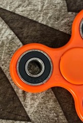 Orange Fidget Spinner Hand Spinner Toy Stress Relief Focus Desk Toy