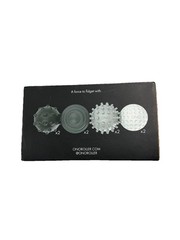 ONO Signets – Silicone Magnetic Balls with Textured Set of 8, Graphite