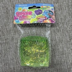 Sugar Swaps Building Blocks Green Glitter Squishy Sensory Fidget Toy ORB NEW