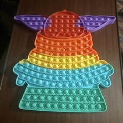 Rainbow Star Wars Character Pop It Sensory Toy for Ages 4-11