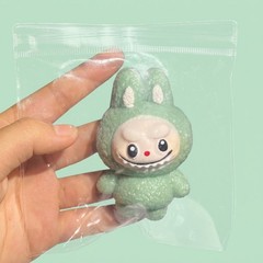Cute Character Squishy Charm Keychain – Green