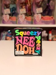 RARE HARD TO FIND Needoh Squeezy Peezy Bead Ball USED