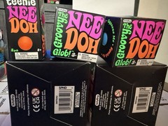 Needoh Lot Of (5). Super Groovy Glob, Teenie Groovy Glob, The Groovy Glob.