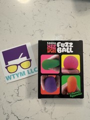 NeeDoh Teenie Fuzz Ball 4 Pack, Nee Doh FUZZBALL AUTHENTIC – New, In Hand