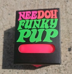 Schylling NeeDoh Funky Pup – Pink Squishy NEW Authentic Nee Doh!