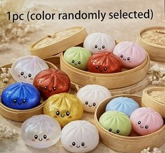 Steamed Bun Sensory Toys Stress Relief Fidget Slow Rising Sensory Toy