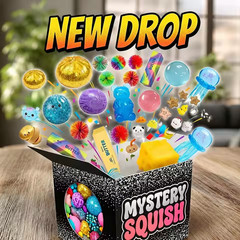 100+ Styles Mystery Squishy Blind Box Single Malt Sugar Stress Relief Fidget Toy