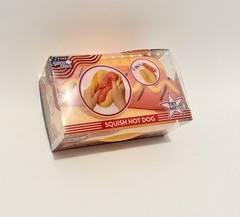 Squishy Hot Dog Squeezy Fidget Toy Sunny Days 2-in-1 Hotdog Stress Relief NEW