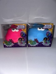 Kitty Squeeze Squishy Viral Toy Stress & Anxiety Relief Set of 2 Pink and Blue