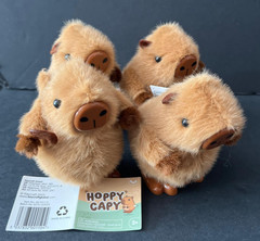 LOT of 4 Hoppy Capy Capybara by Keycraft 3+ Wind-up