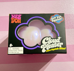 Schylling Nee Doh Cloud Pleaser Soft Doh Squish Toy Purple/White 26005NAB