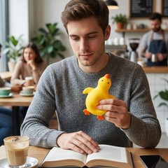 Crazy Fun Squishy Duck Yellow Stretchy Squishy