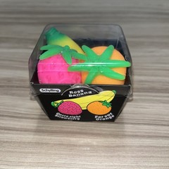 NeeDoh GROOVY FRUIT Basket Viral TikTok Squishy Set 3 Pack NEW