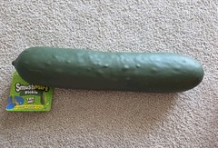 Crazy Fun SmushMart Pickle Jumbo Squishy Sensory Toy Green Stress Relief Pickle