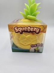 Sunny Days Squeeezy Pineapple Tactile Squeeze Toy Yellow/Green Ages 3-5 Years