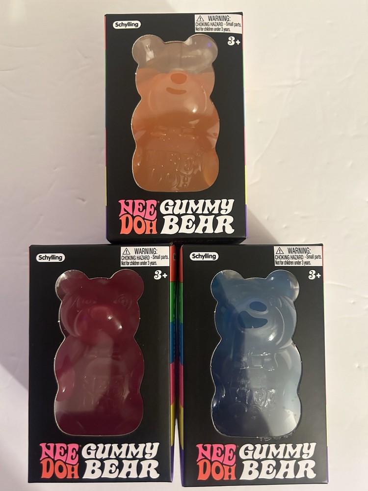 Lot Of 3 Authentic NEEDOH GUMMY BEAR