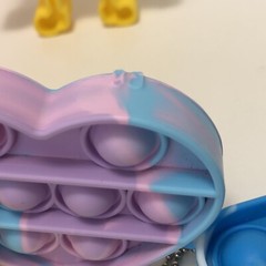 Bubble Pop Stress Relief Toy Lot Sensory Squishy Kitty Heart Cupcake Frog