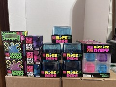 NeeDoh Sploot Splats Nice Bergs Nice Ice Baby’s And Flower Power Fuzzball 20 Ct