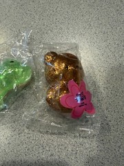 2 New Squishy Stretchy Sweet & Shimmer Ulta Squish Toys Green Dinosaur Gold Bear